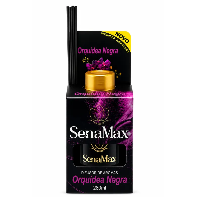 SenaMax Difusor de Aromas Orquídea Negra 280 ml
